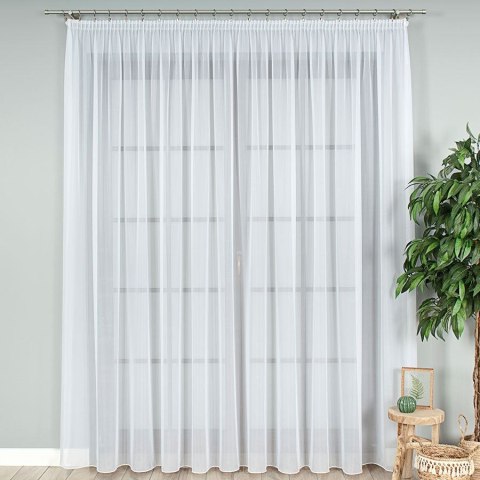 Woal premium z ołowianką, wys. 300cm, kolor biały 000100/OLO/001/000300/1