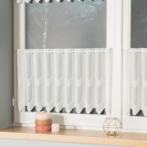 Zazdrostka haftowana panelowa, wys. 40cm, kolor 012 kremowy 017499/000/012/000040/1