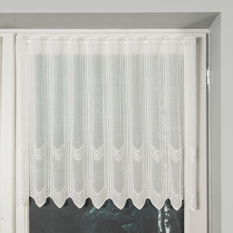 Zazdrostka haftowana panelowa, wys. 60cm, kolor 012 kremowy 017499/000/012/000060/1