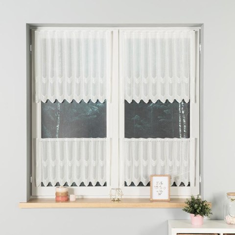 Zazdrostka haftowana panelowa, wys. 60cm, kolor 012 kremowy 017499/000/012/000060/1