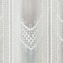 Zazdrostka haftowana panelowa, wys. 60cm, kolor 012 kremowy 017499/000/012/000060/1