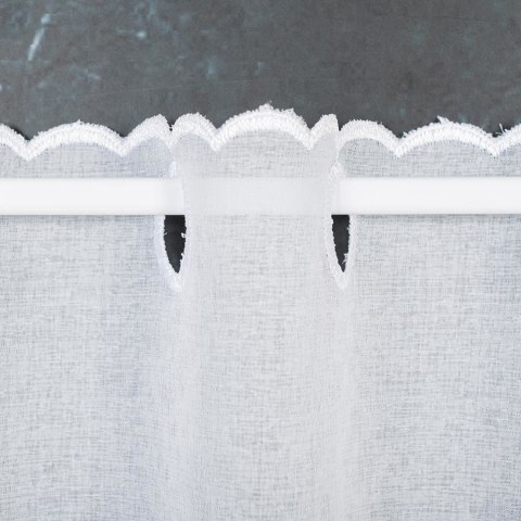 Zazdrostka haftowana, pasowa, wys. 60cm, kolor biały 044715/000/001/000060/1