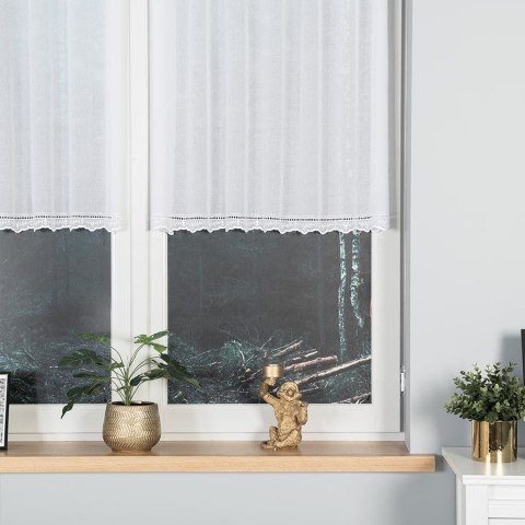 Zazdrostka haftowana, pasowa, wys. 90cm, kolor biały 044715/000/001/000090/1