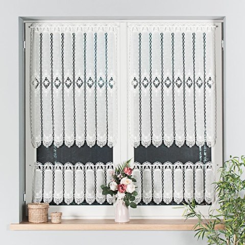 Zazdrostka z aplikacją, wys. 30cm, kolor 012 kremowy 015590/000/012/000030/1