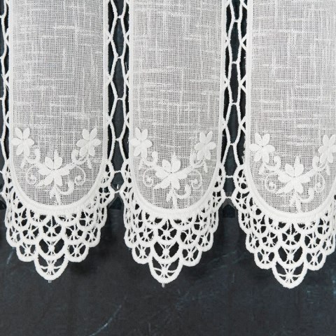 Zazdrostka z aplikacją, wys. 30cm, kolor 012 kremowy 015590/000/012/000030/1