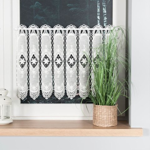 Zazdrostka z aplikacją, wys. 45cm, kolor 012 kremowy 015590/000/012/000045/1