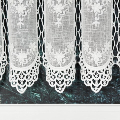 Zazdrostka z aplikacją, wys. 45cm, kolor 012 kremowy 015590/000/012/000045/1