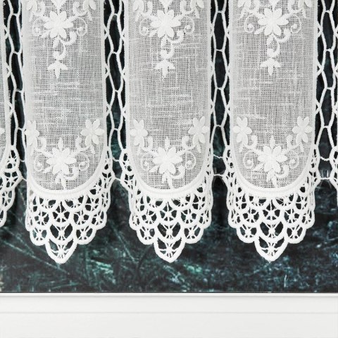 Zazdrostka z aplikacją, wys. 60cm, kolor 012 kremowy 015590/000/012/000060/1