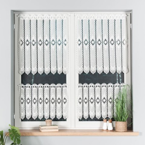 Zazdrostka z aplikacją, wys. 75cm, kolor 012 kremowy 015590/000/012/000075/1