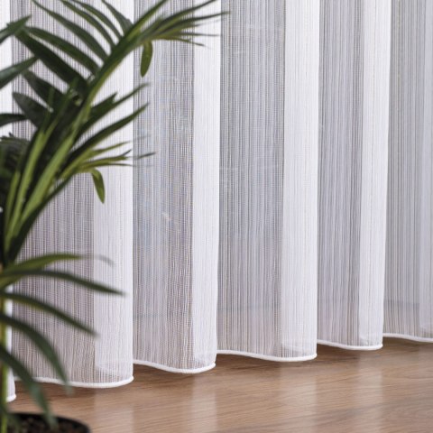 Firanka fantazyja ze złotą, błyszczącą nitką, wys. 300cm, kolor biały 001238/OLO/004/000300/1