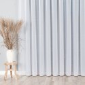 Firanka fantazyjna z ołowianką, wys. 300cm, kolor biały 031671/OLO/001/000300/1