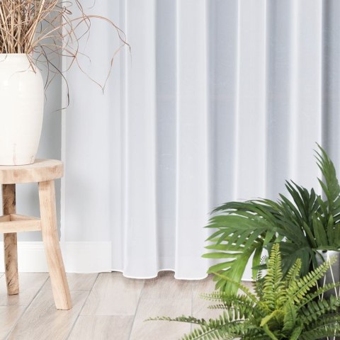 Firanka fantazyjna z ołowianką, wys. 300cm, kolor biały 031671/OLO/001/000300/1