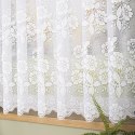 Firanka żakardowa, pasowa, wys. 160cm, kolor biały 361740/000/001/000160/1