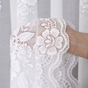 Firanka żakardowa, pasowa, wys. 160cm, kolor biały 361740/000/001/000160/1