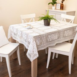 INESS Obrus ażurowy, 130x180cm, kolor biały 913501/KSP/001/130180/1