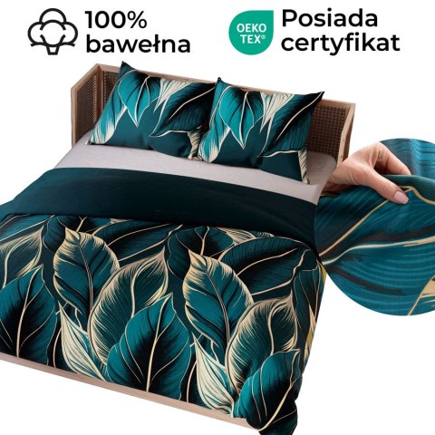 LEVI Komplet pościeli z bawełny satynowej 220x200cm 100098/SAT/000/220200/1