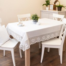 RACHELA Obrus z ażurem, 110x160cm, kolor biały 912432/KSP/001/110160/1