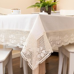 RACHELA Obrus z ażurem, 140x220cm, kolor jasny kremowy 912432/KSP/012/140220/1