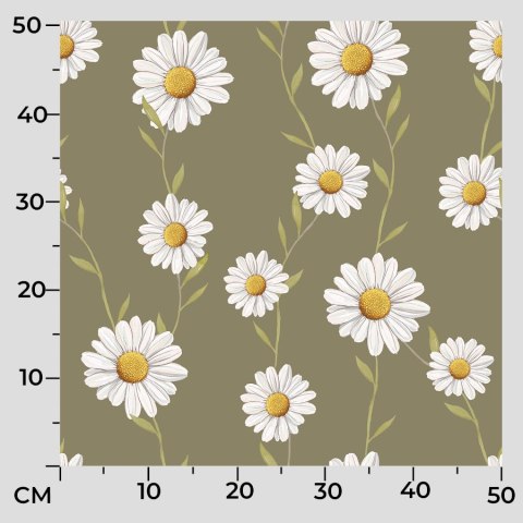STOKROTKA Tkanina dekoracyjna typu MILAS, szer. 165cm, kolor 002 zielony D00312/MIL/002/165000/1