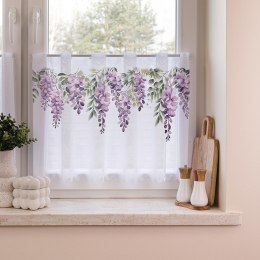 WISTERIA Zazdrostka żakardowa 361910, wys. 50cm, kolor biały D00309/ZAZ/001/000050/1