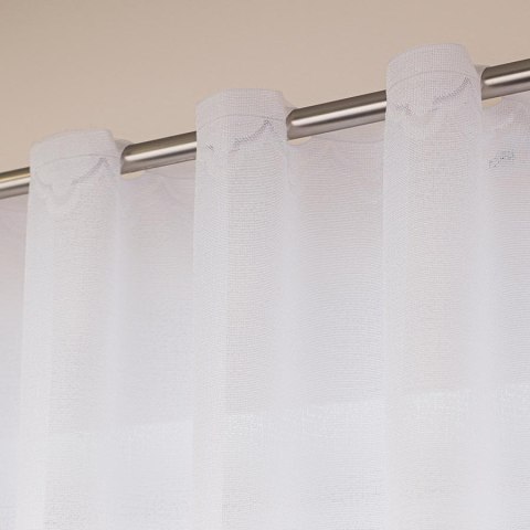 Zazdrostka żakardowa z samym dołem, wys. 50cm, kolor biały 361910/000/001/000050/1