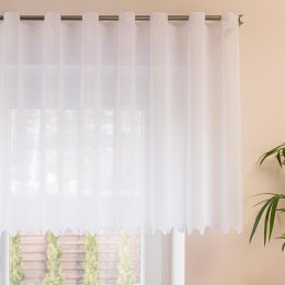 Zazdrostka żakardowa z samym dołem, wys. 70cm, kolor biały 361910/000/001/000070/1