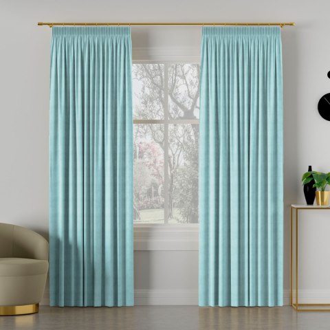 ADA Tkanina dekoracyjna, wys. 300cm, kolor 007 turkusowy TD0024/TDP/007/000300/1