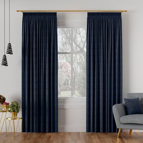 ADA Tkanina dekoracyjna, wys. 300cm, kolor 032 ciemny niebieski TD0024/TDP/032/000300/1