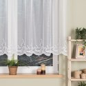 AGNIESZKA Firanka żakardowa gotowa, szerokość 300cm x wysokość 130cm, kolor biały 358991/FBP/001/300130/1