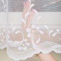 AGNIESZKA Firanka żakardowa gotowa, szerokość 300cm x wysokość 130cm, kolor biały 358991/FBP/001/300130/1