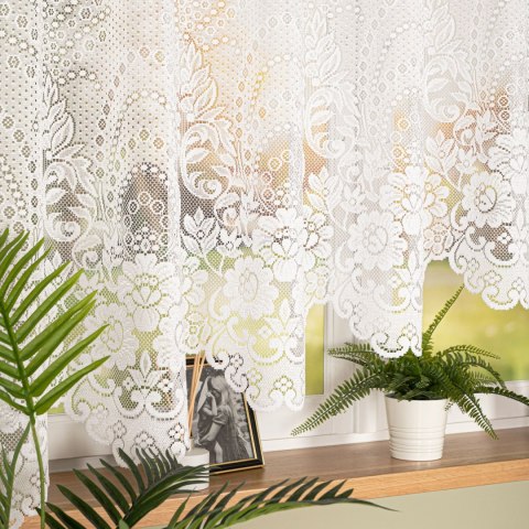 ELA Firanka żakardowa gotowa, 160x300cm, kolor biały 361090/FBL/001/300160/1