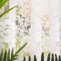 ELA Firanka żakardowa gotowa, 160x400cm, kolor biały 361090/FBL/001/400160/1