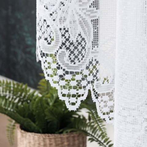 ELŻBIETA Firanka żakardowa gotowa, 160x310cm, kolor biały 004164/FBL/001/310160/1