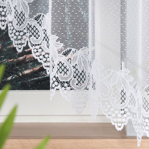 ELŻBIETA Firanka żakardowa gotowa, 160x310cm, kolor biały 004164/FBL/001/310160/1