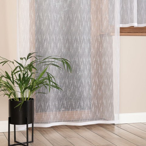 EVA Firanka z oczkami tkanymi, 230x140cm, kolor biały 146065/FBP/001/140230/1