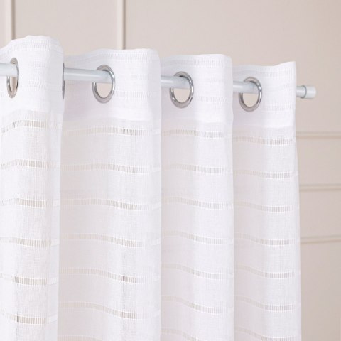 Firana gotowa na przelotkach, 250x300 cm, kolor biały 424088/FGP/001/300250/1