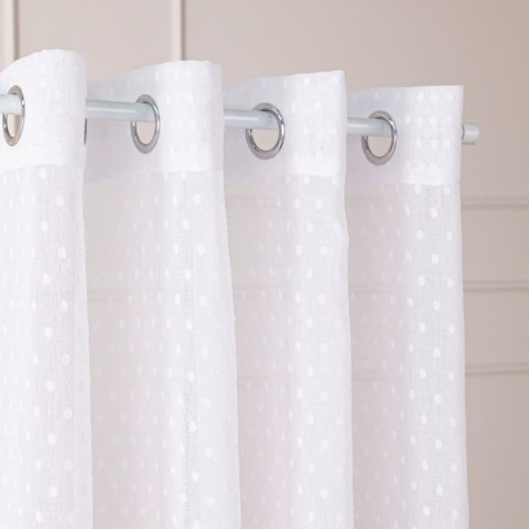 Firana gotowa na przelotkach, 250x300 cm, kolor biały 424091/FGP/001/300250/1