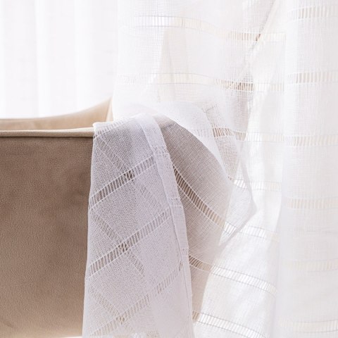 Firana gotowa na taśmie, 250x140cm, kolor biały 424088/FGT/001/140250/1