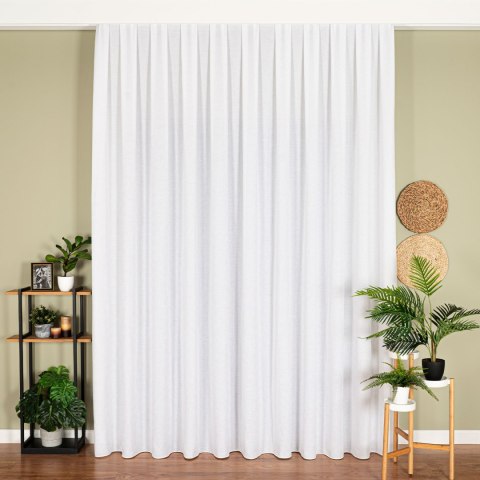 Firanka fantazyjna z ołowianką, wys. 300cm, kolor biały 424083/OLO/001/000300/1