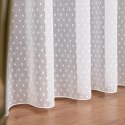 Firanka fantazyjna z ołowianką, wys. 300cm, kolor biały 424091/OLO/001/000300/1