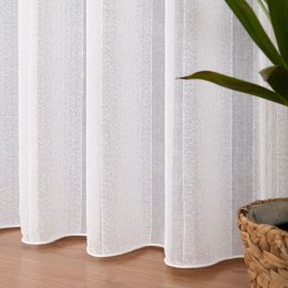 Firanka fantazyjna z ołowianką, wys. 300cm, kolor biały 424118/OLO/001/000300/1