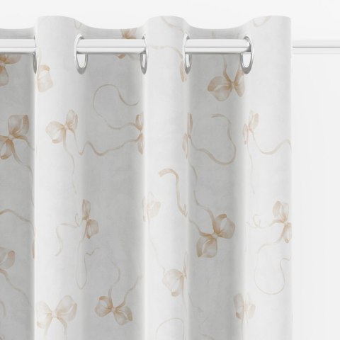 KOKARDY Tkanina dekoracyjna typu MILAS, szer. 165cm, kolor 004 beżowy D00372/MIL/004/165000/1