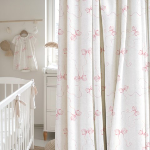 KOKARDY Tkanina dekoracyjna typu MILAS, szer. 165cm, kolor 013 pastelowo-różowy D00372/MIL/013/165000/1