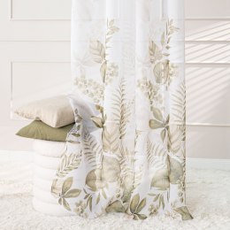 LIGIERO Firana z ołowianką ETAMINA wzór od dołu, wys. 295cm, kolor 001 biały D00230/ETO/D01/000295/1