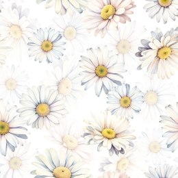 STOKROTKI Tkanina dekoracyjna NINA WODOODPORNA, szer. 160cm, kolor biały D00206/NIW/001/160000/1