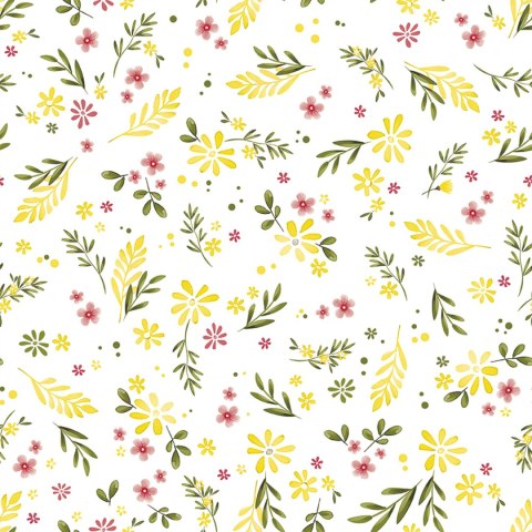 WIOSENNE KWIATUSZKI Tkanina dekoracyjna NINA WODOODPORNA, szer. 160cm, kolor 002 zielony D00209/NIW/002/160000/1