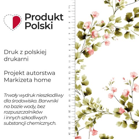 ZIELINA Tkanina dekoracyjna typu MILAS, szer. 165cm, kolor biały D00318/MIL/001/165000/1