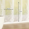 Zazdrostka żakardowa panelowa, wys. 80cm, kolor biały 023428/000/001/000080/1