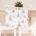 CHOINKI, ZIMOWA OPOWIEŚĆ Tkanina dekoracyjna NINA WODOODPORNA, szer. 160cm, kolor biały DBN336/NIW/001/160000/1