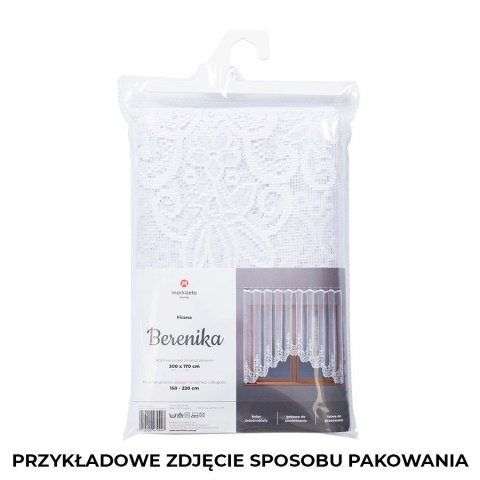 DEMETRIA Firanka żakardowa gotowa na prosto, 160x500cm, kolor biały 017480/FBL/001/500160/1
